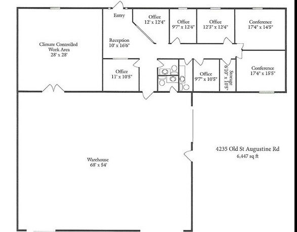 4235 St. Augustine Rd Floor Plan